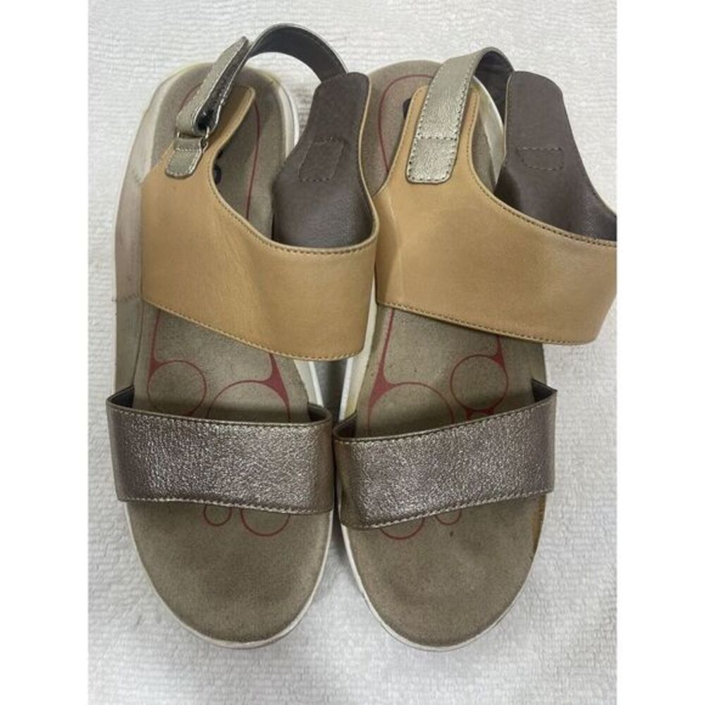 Bionica Yolanda Women’s Size 8.5 Leather Wedge Platform Slingback Comfort Sandal - Picture 11 of 16